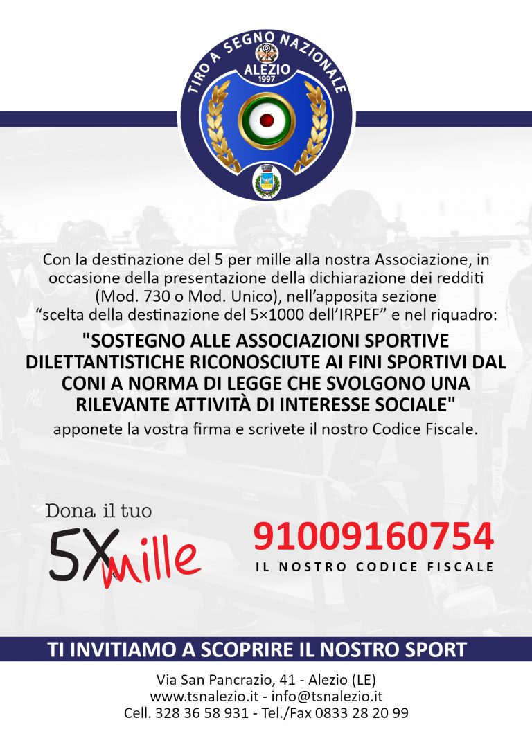 5x1000 Alezio Lecce