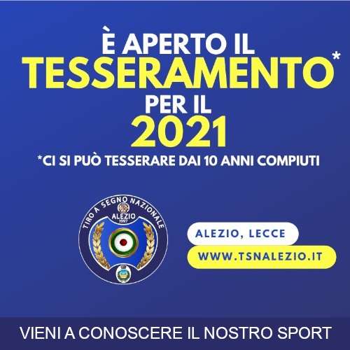 iscrizione tiro a segno alezio lecce