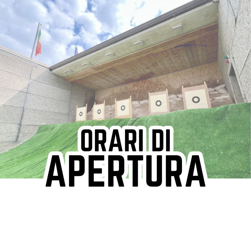 Orari di apertura poligono di tiro