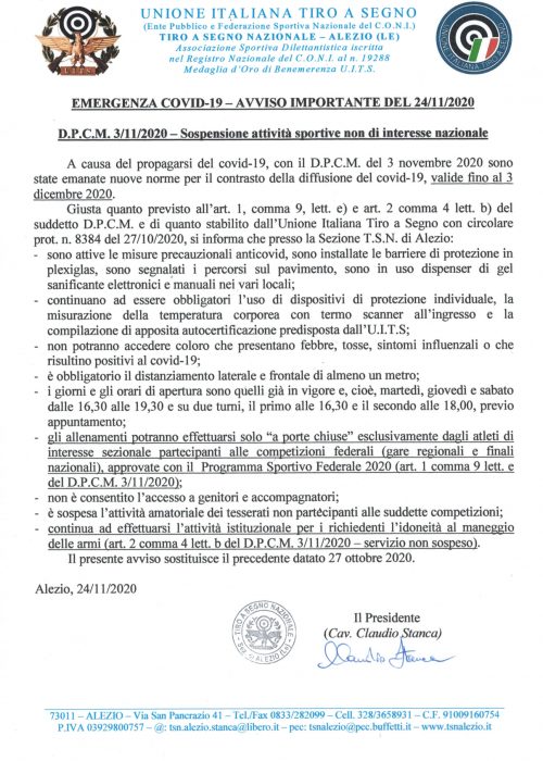covid-19 tsn alezio lecce covid-19 tsn alezio lecce