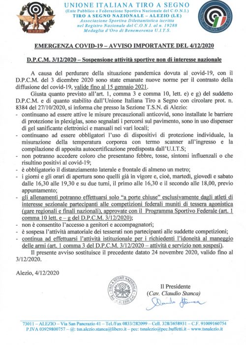 covid-19 tsn alezio lecce covid-19 tsn alezio lecce
