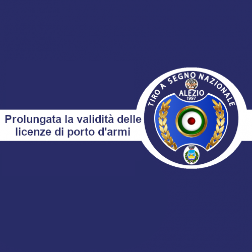 porto d'armi sportivo tiro a segno nazionale alezio lecce poligono di tiro a fuoco provincia di lecce idoneità al maneggio armi polizia locale