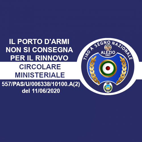 porto d'armi sportivo tiro a segno nazionale alezio lecce poligono di tiro a fuoco provincia di lecce idoneità al maneggio armi polizia locale